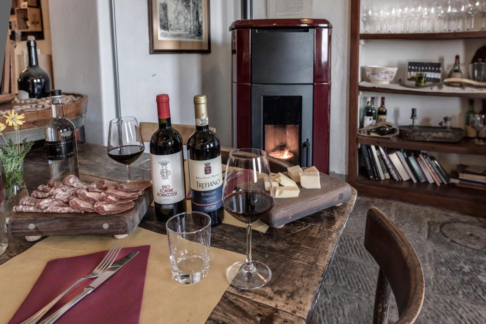 Agriturismo La Fattoria Di Capezzana Карминяно Екстериор снимка